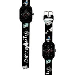 Correa Para Amazfit GTS 4 Snoopy Negro Diseño