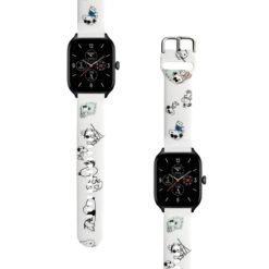 Correa Para Amazfit GTS 4 Snoopy Blanco Diseño