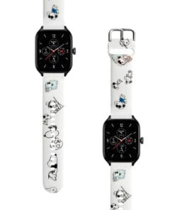 Correa Para Amazfit GTS 4 Snoopy Blanco Diseño