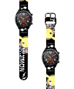Correa Para Huawei GT Pikachu Urbano Negro Diseño