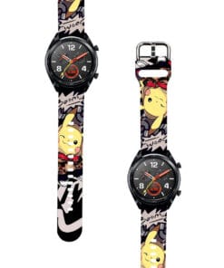 Correa Para Huawei GT Pikachu Boom Negro Diseño