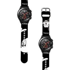 Correa Para Huawei Watch 2 Mickey Mouse Negro Diseño