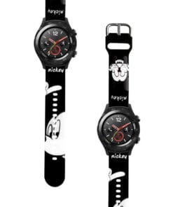 Correa Para Huawei Watch 2 Mickey Mouse Negro Diseño