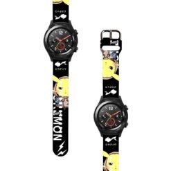 Correa Para Huawei Watch 2 Pikachu Urbano Negro Diseño