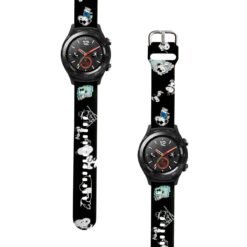 Correa Para Huawei Watch 2 Snoopy Negro Diseño