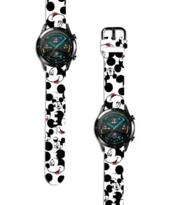 Correa Para Huawei GT2 46mm Mickey Mouse Blanco Diseño
