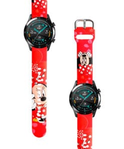 Correa Para Huawei GT2 46mm Minnie Mouse Red Diseño