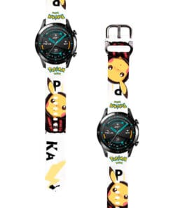 Correa Para Huawei GT2 Pro Pikachu Urbano Blanco Diseño
