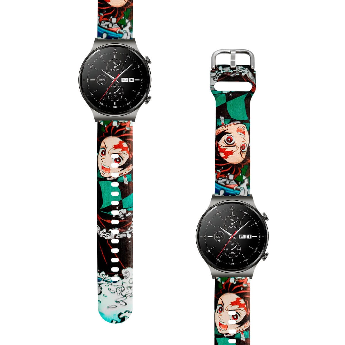 Correa Para Huawei GT2 Pro Kimetsu No Yaiba Tanjiro Diseño