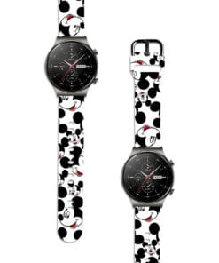Correa Para Huawei GT2 Pro 46mm Mickey Mouse Blanco Diseño