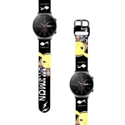 Correa Para Huawei GT2 Pro Pikachu Urbano Negro Diseño