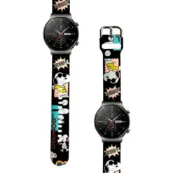 Correa Para Huawei GT2 Pro Snoopy Cool Negro Diseño