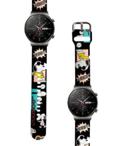 Correa Para Huawei GT2 Pro Snoopy Cool Negro Diseño