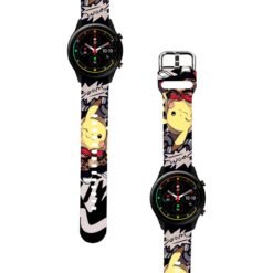 Correa Para Xiaomi Mi Watch Color Pikachu Boom Negro Diseño