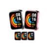 Case con Protector Redmi Watch 2 Lite Color Metalizado