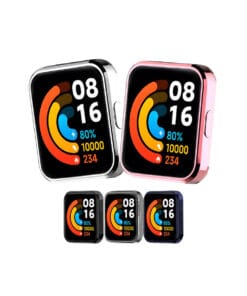 Case con Protector Redmi Watch 2 Lite Color Metalizado