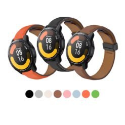Correa de Cuero Para Xiaomi Watch S1 Active Magnético