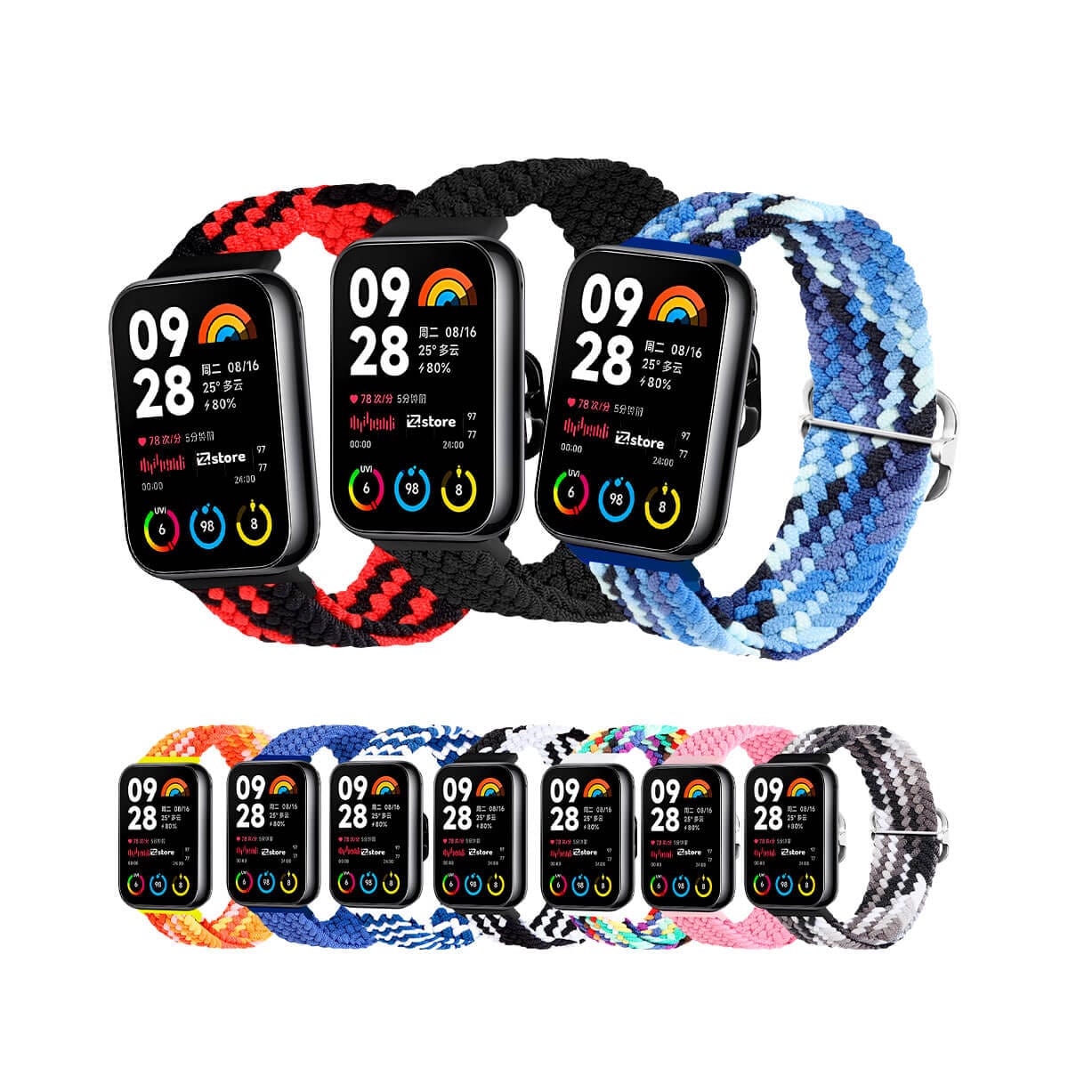 Correa de Nylon Para Xiaomi Smart Band 8 Pro