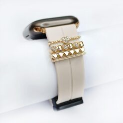 Charms Para Smartwatch 22mm - Corazon Gold