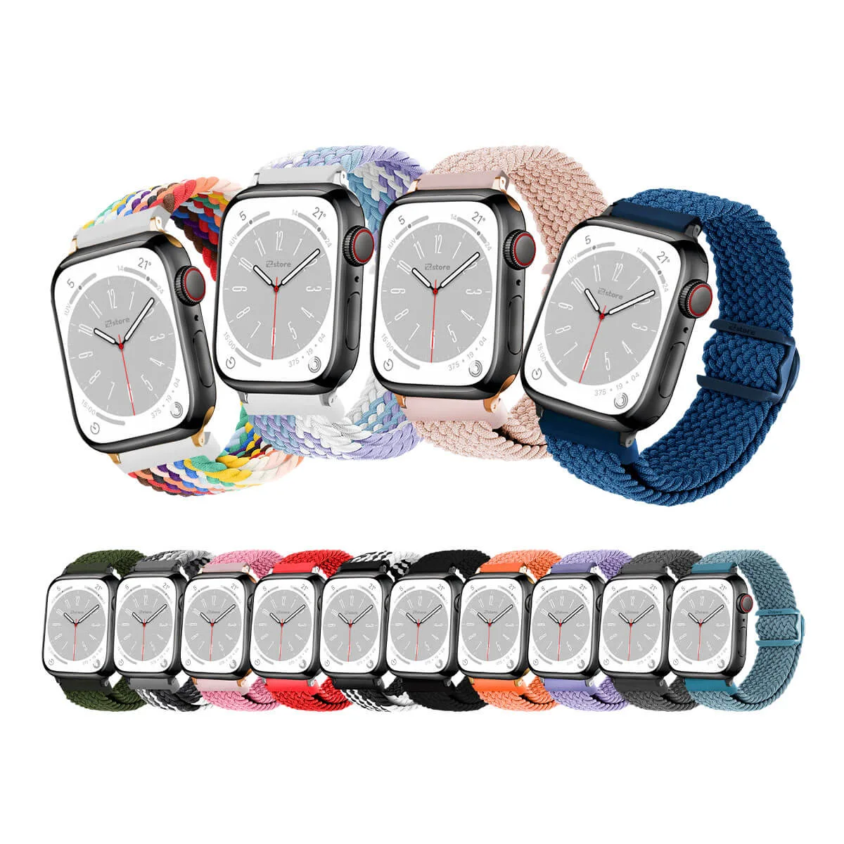 Correa de Nylon Para Apple Watch Serie 38-40-41-42-44-45mm Series 1-9