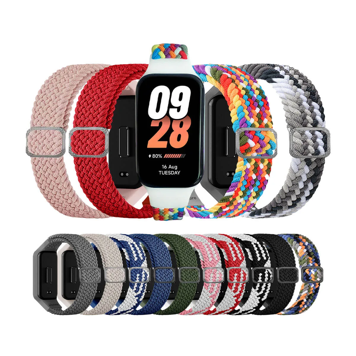 Correa de Nylon Para Xiaomi Mi Band 8 Active