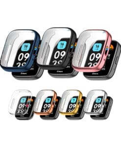 Case con Protector Redmi Watch 3 Active Color Metalizado