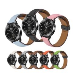 Correa de Cuero Para Xiaomi Watch S3 Broche Magnético