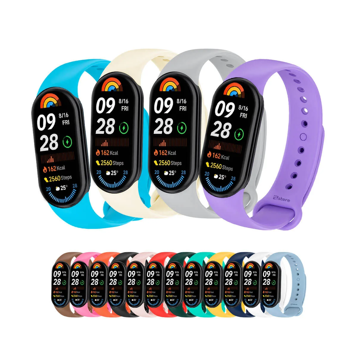Correa de Silicona Para Xiaomi Mi Band 9
