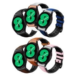 Correa de Cuero Para Samsung Galaxy Watch 4 con One Click