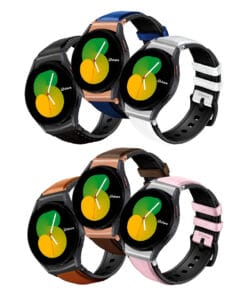 Correa de Cuero Para Samsung Galaxy Watch 5 con One Click