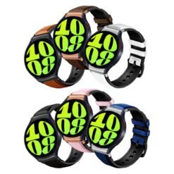 Correa de Cuero Para Samsung Galaxy Watch 6 con One Click