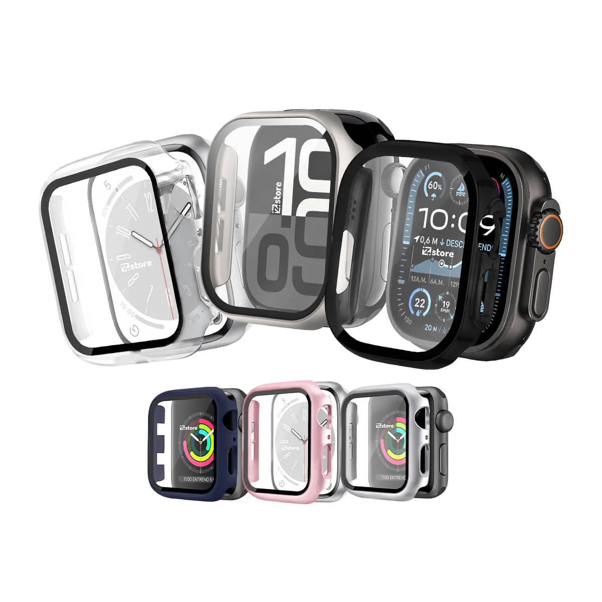 Case Protector Para Apple Watch Serie 1-11 Colores