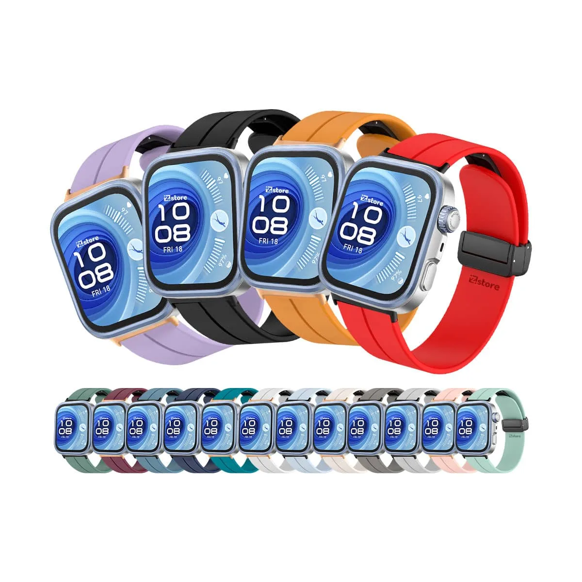 Correa Silicona Para Huawei Watch Fit 4 - 4 Pro Broche Magnetico
