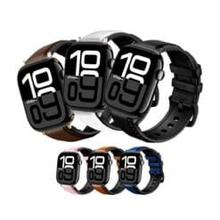 Correa de Cuero Para Apple Watch Serie 10 42-46mm