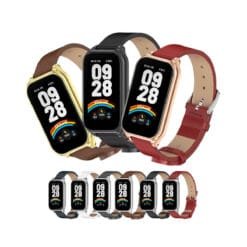 Correa de Cuero Para Xiaomi Mi Band 9 Active de Microfibra PU