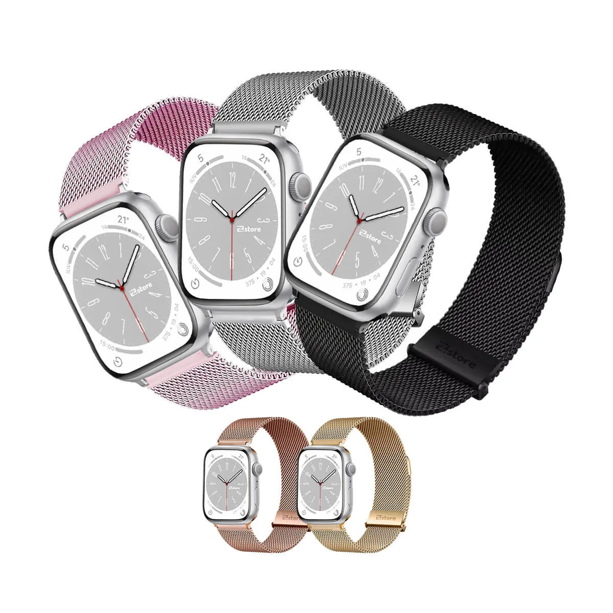 Correa de Metal Para Apple Watch 38-40-41-42-44-45mm Series 1-9