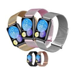 Correa de Metal Para Huawei Watch Fit 2 Tipo Malla Magnética