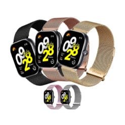 Correa de Metal Para Redmi Watch 4 Tipo Malla Magnética