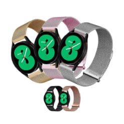 Correa de Metal Para Samsung Galaxy Watch 4 Tipo Malla Magnética