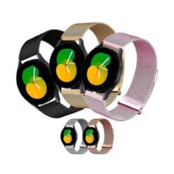 Correa de Metal Para Samsung Galaxy Watch 5 Tipo Malla Magnética