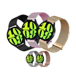 Correa de Metal Para Samsung Galaxy Watch 6 Tipo Malla Magnética
