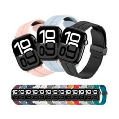 Correa de Silicona Para Apple Watch Serie10 42-46mm Broche Magnético