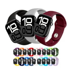 Correa de Silicona Para Apple Watch Serie 10 42-46mm