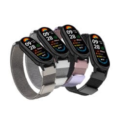 Correa de Metal Para Xiaomi Smartband 9 Broche Magnético