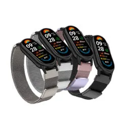 Correa de Metal Para Xiaomi Smartband 9 Broche Magnético