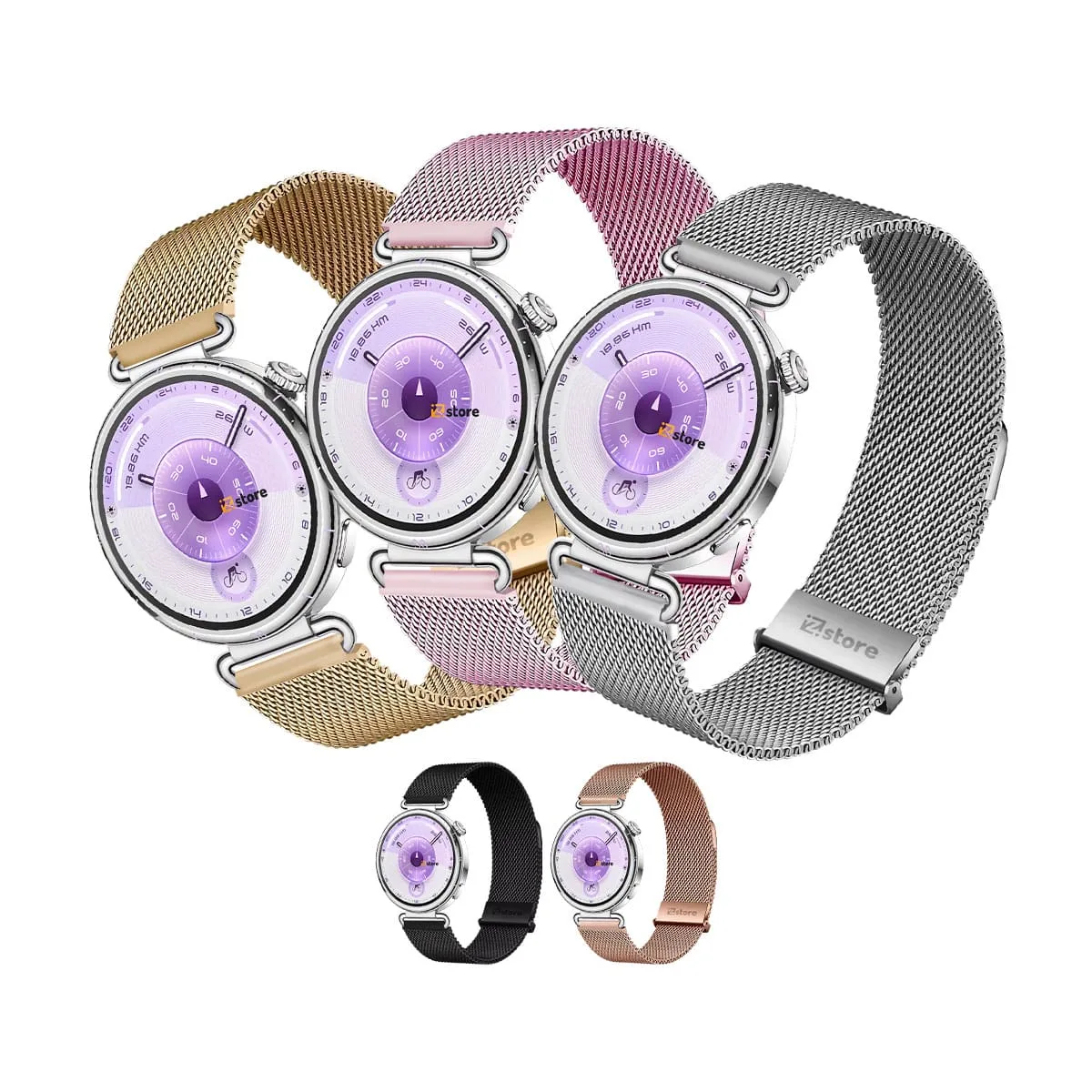 Correa de Metal Para Huawei Watch GT6 41mm Tipo Malla Magnética