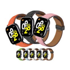 Correa de Cuero para Redmi Watch 4 Broche Magnetico