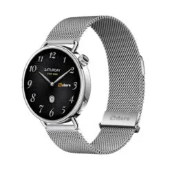 Correa de Metal Para Xiaomi Watch S4 Tipo Malla Magnética 41mm - Silver