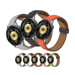 Correa de Cuero Para Huawei Watch GT6 46mm Broche Magnético