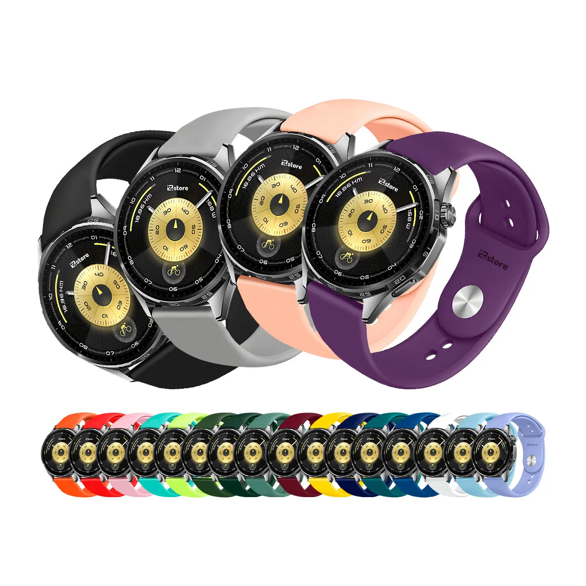 Correa de Silicona Para Huawei Watch GT6 46mm Broche Metálico